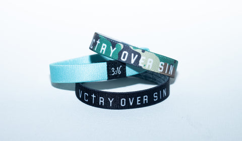 VCTRY/SIN Elastic Wristband (3-Pack)